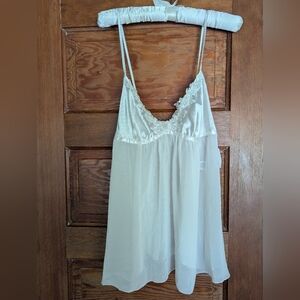 NWT - Linea Donatella Sheer White Camisole